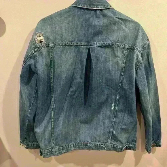 Zara Blue Jean Jacket - Picture 7 of 8